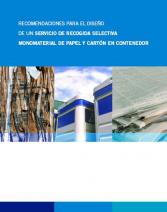 Contenedor azul: Recomendaciones para el diseño de un servicio de recogida selectiva monomaterial de papel y cartón en contenedor